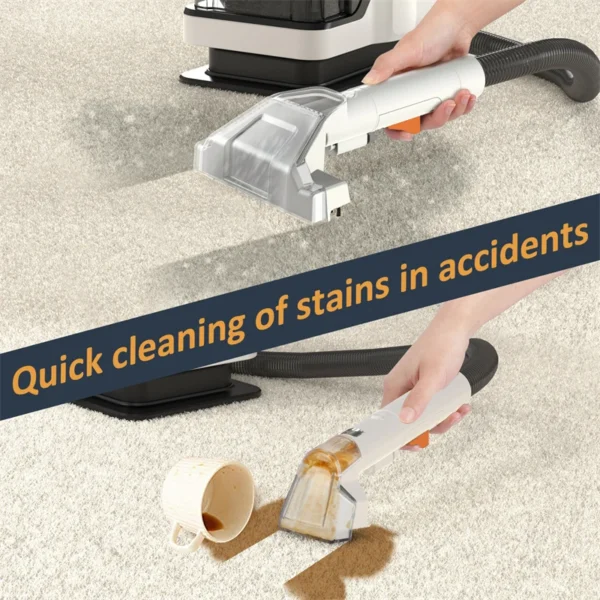 750W High Power Spot Cleaner 15Kpa Handheld Carpet Cleaner For Sofa Curtain Spray Suction Integrated Machine Clean Machine 220V – Image 5