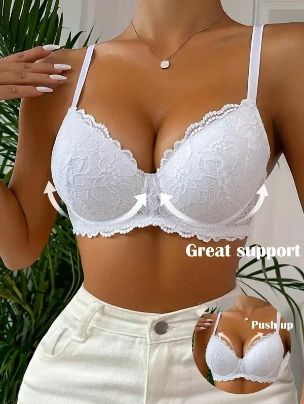 Lingerie Florale En Dentelle Pour Filles