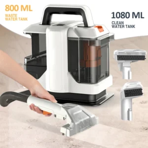 750W High Power Spot Cleaner 15KPa Handheld Carpet Cleaner for Sofa Curtain Spray Suction Integrated Machine Clean Machine 220V