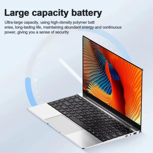 Ordinateur Portable Mince Pliable À 2025 °, Windows 11, Intel N4000, Gamer, 12 Go De Ram, 180 Go, 1 To Ssd, 512X1920, Office Study, Pc, Nouveau, 1080 – Image 4