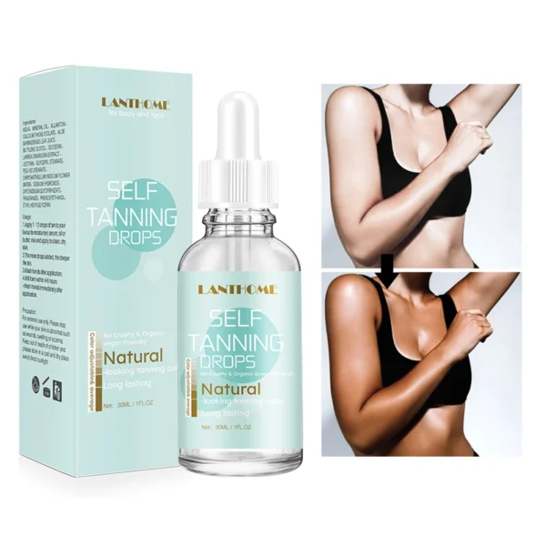 30Ml Corps Auto-Bronzant Gant Bronzé Visage Corps Solarium Crème – Image 2