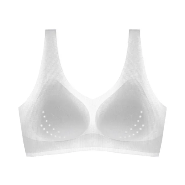 Sexy Ultra Thin Bras Ice Silk Croset Seamless Beauty Back Underwear Deep V Emulsion Padded Sport Bralette Lingerie Soutien Gorge – Image 6