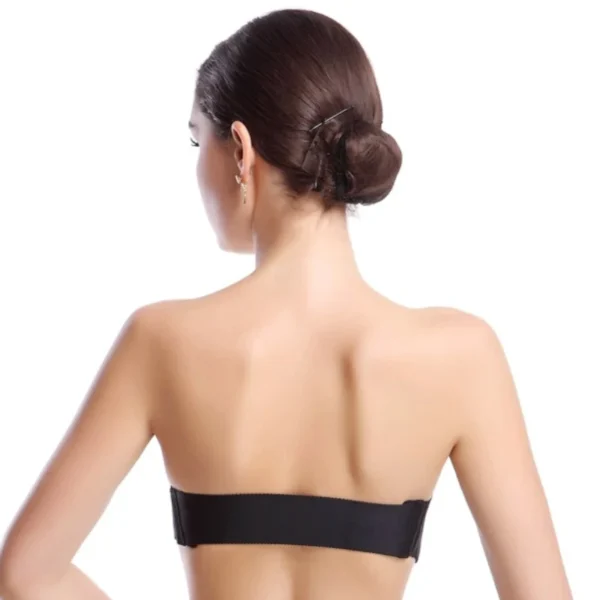 Solid Color One-Piece Invisible Strapless Bra Half Cup Sexy Push Up Bras Wedding Dress Party Festival Soutien Gorge Brassiere – Image 2