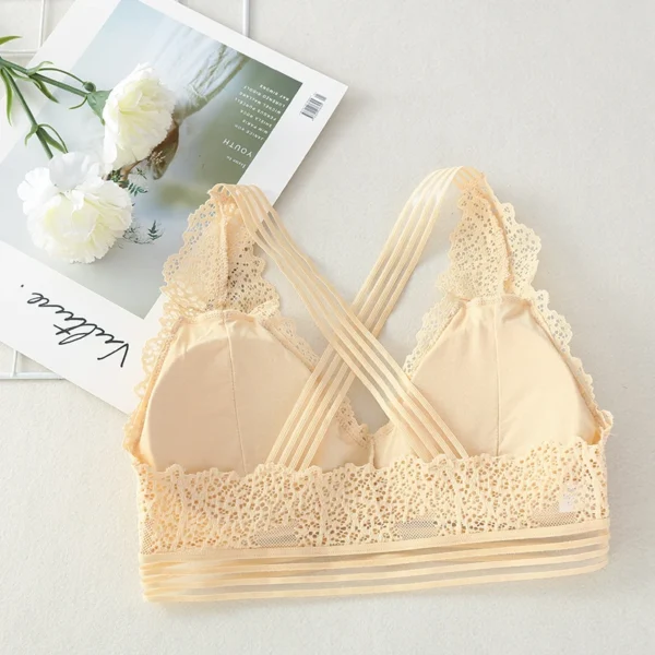 Sexy Corset Bra Cross Beauty Back Bralette Underwear Lace Triangle Intimates Lingerie Top Soutien Gorge Нижнее Белье Женское – Image 2