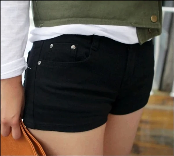 Short En Jean Décontracté Pour Femme – Image 2