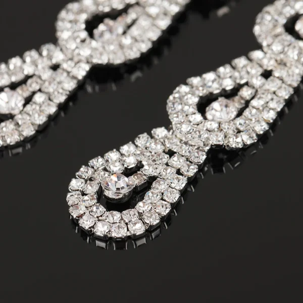 Fashion Jewelry Women Luxury Rhinestone Earrings Wedding Party Accessories Earring Bijouterie Engagement Earrings E253 – Image 4