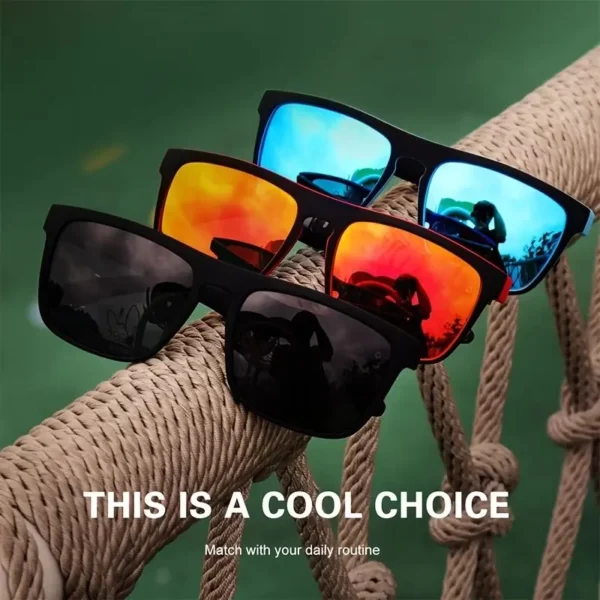 Lunettes De Soleil Polarisées Vintage Hommes Et Femmes – Image 3