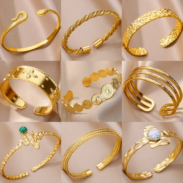 Bracelets En Acier Inoxydable Pour Femmes