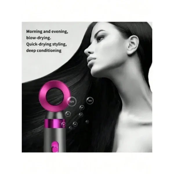 Sèche-Cheveux Professionnel À Ions Négatifs, 5 En 1 – Image 5