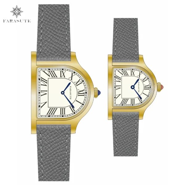 Farasute-Montre De Couple Originale, Mouvement À Quartz, Verre Saphir, Étanche, Importé De La Suisse, Rhmoelle, 5Iko