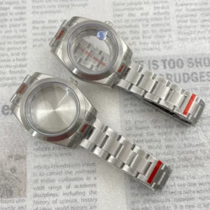 39mm beveled frosted ring mouth NH35 modified watch case strap compatible 28.5mm literal