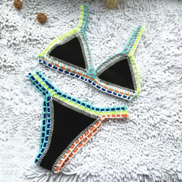 Maillot De Bain D'Été Dos Nu Pour Femme, Ensemble De Bikini, Maillot De Bain Deux Pièces, Maillot De Bain Confortable Pour La Natation – Image 5
