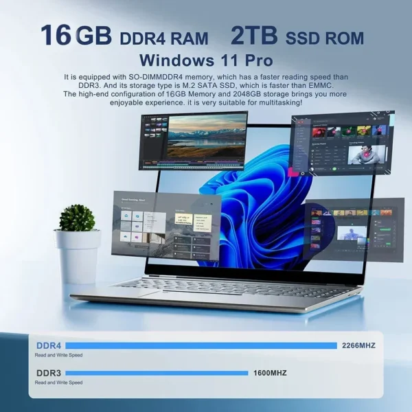 2025 14.1 &Quot;Ordinateur Portable Windows 11 Pro – Image 2