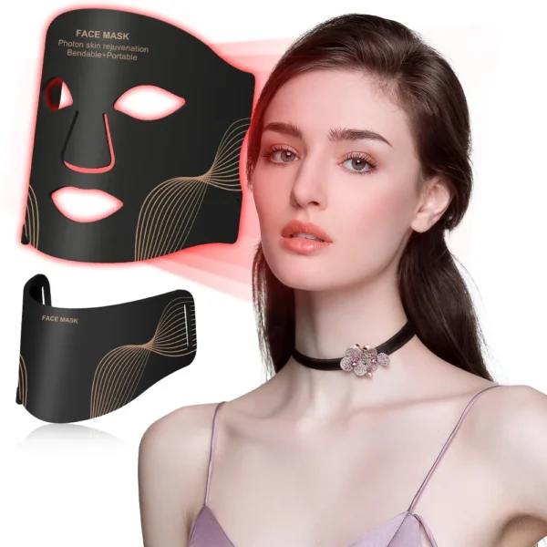 Masque Led Visage 7 Couleurs Avec Cou
