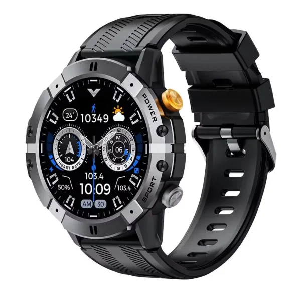 For Oukitel Wp100 Titan Wp39 C58 Wp36 Wp52 Smart Watch Men Outdoor Sports Bluetooth Health Monitoring Fitness Tracker Smartwatch