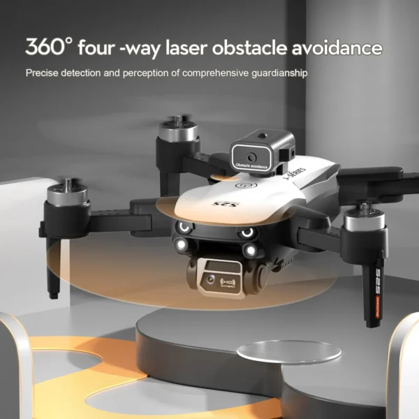 Nouveau Drone S2S 8K Hd Double Caméra Moteur Sans Balais Évitement D'Obstacles Dron Hélicoptère Rc Professionnel Pliable Quadrirotor Jouet – Image 3