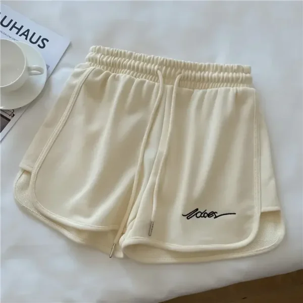 Short De Yoga Simple Pour Femme, Pantalon De Plage, Loisirs, Sport, Intérieur, Extérieur, Maison, Femme, Été – Image 2