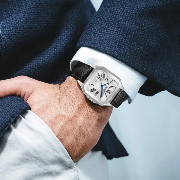 Pindu-Montres-Bracelets Mécaniques Étanches Pour Hommes, Montre De Sport Automatique, Marque Supérieure, Nouveau, 2023 – Image 2