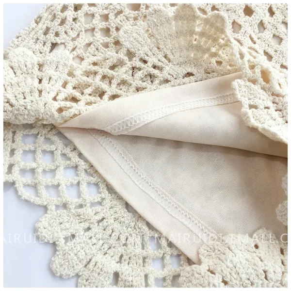 Tendance Féminine Été Plage Florale Crochet – Image 6