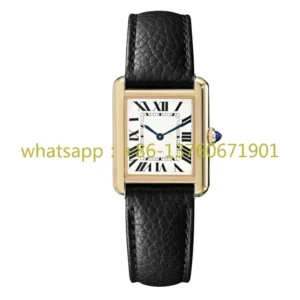 Nouvelle montre à Quartz pour hommes femmes montres en acier inoxydable or argent noir bélier femme dames réservoirs blanc Rome