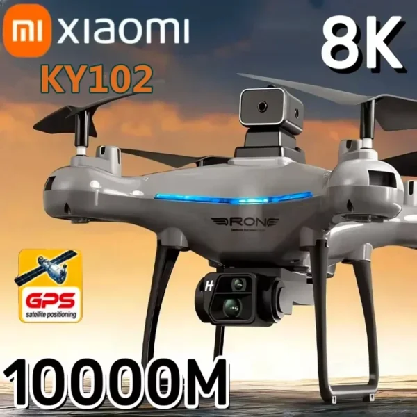 Xiaomi-Drone Ky102 8K Professionnel Pour Touristes, Caméra 10000M, Quadricoptère Sans Balais, Évitement D'Obstacles, Flux Optique Aérien, Rc, Nouveau