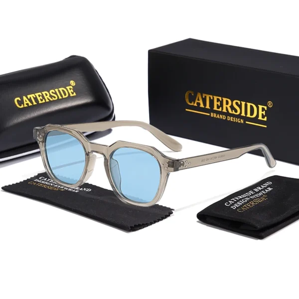 Caterside Rétro Lunettes De Soleil Polarisées Hommes – Image 2