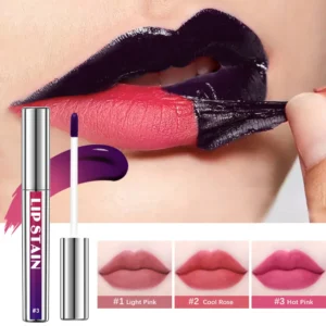 Teinte à lèvres rose imperméable longue durée