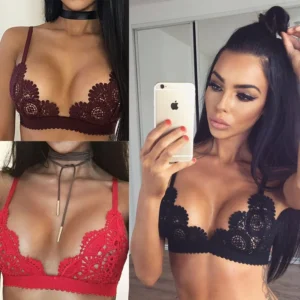 Sexy Bh Lace Bra Floral Bralette Cotton Bra For