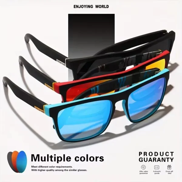 Lunettes De Soleil Polarisées Vintage Hommes Et Femmes – Image 2