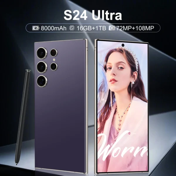 2024 Original S24 Ultra Téléphone Smartphone 16 + 1 To Téléphone Portable Jeu 5G Smartphone 4G Téléphone Portable – Image 4