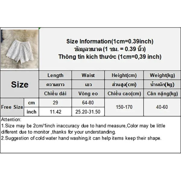 Short En Coton Au Crochet Pour Femmes, Ensemble Deux Pièces Chic, Motif Circulaire, Dentelle, Taille Élastiquée, Bord Festonné, Été – Image 6