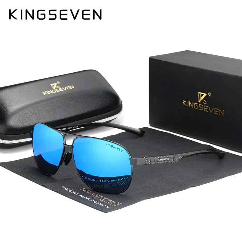 Kingseven Lunettes De Soleil Polarisées En Aluminium Hommes 3 Kingseven Lunettes De Soleil Polarisées En Aluminium Hommes – Image 3