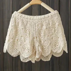 Shorts en Crochet pour femmes