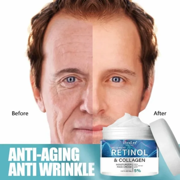 Crème Anti-Rides Au Rétinol Pour Hommes,  Anti-Âge – Image 2