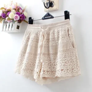 Tendance féminine fil de coton Crochet été plage Bali