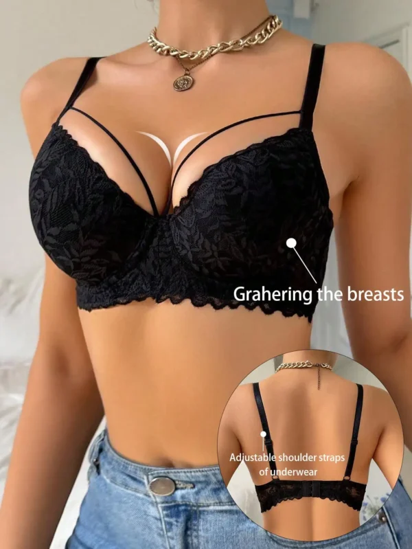 Soutien-Gorge Fin En Dentelle 3/4 Pour Femmes