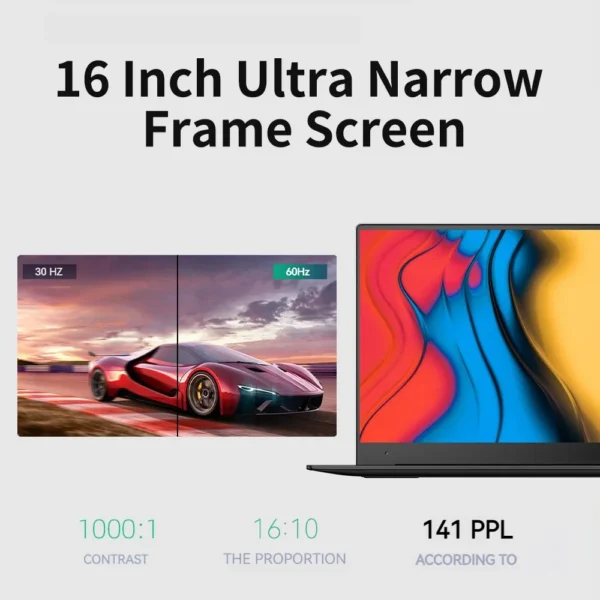 Nouvel Ordinateur Portable 16 Pouces Cpu Intel N5095 16Gb Ram – Image 4