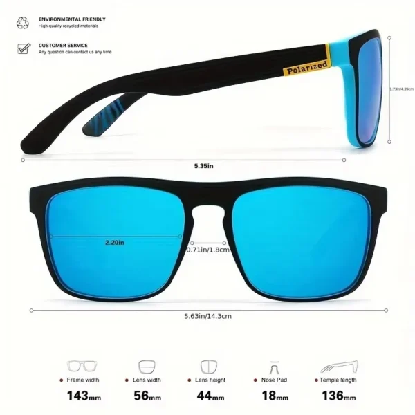 Lunettes De Soleil Polarisées Vintage Hommes Et Femmes – Image 5