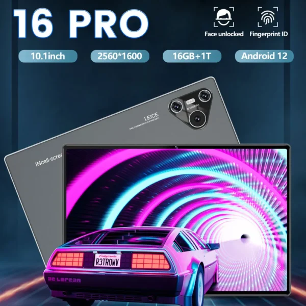 Tablette Pad 16 Pro Pour Enfants, 10 Pouces, Android, 5G