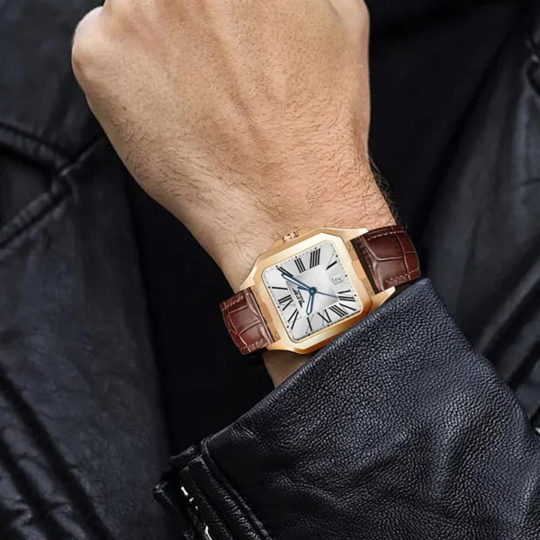 Pindu-Montres-Bracelets Mécaniques Étanches Pour Hommes, Montre De Sport Automatique, Marque Supérieure, Nouveau, 2023 – Image 4