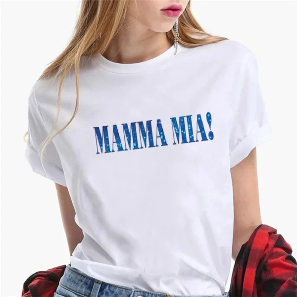 Mamma Mia Tshirt Women Anime Tshirt Girl