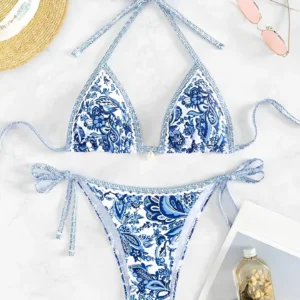 2025 licou String Triangle deux pièces Bikini femmes maillots de bain femme maillot de bain baigneurs maillot de bain maillots de bain été