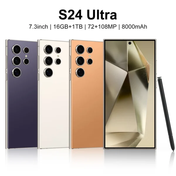 2024 Original S24 Ultra Téléphone Smartphone 16 + 1 To Téléphone Portable Jeu 5G Smartphone 4G Téléphone Portable – Image 3