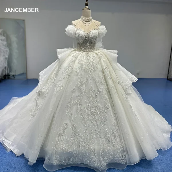 Robe De Mariée Dos Nu Avec Perles