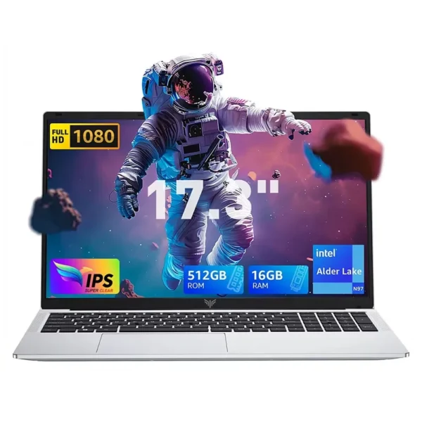 Ordinateur Portable 17,3'' Fhd Intel Alder Lake N97