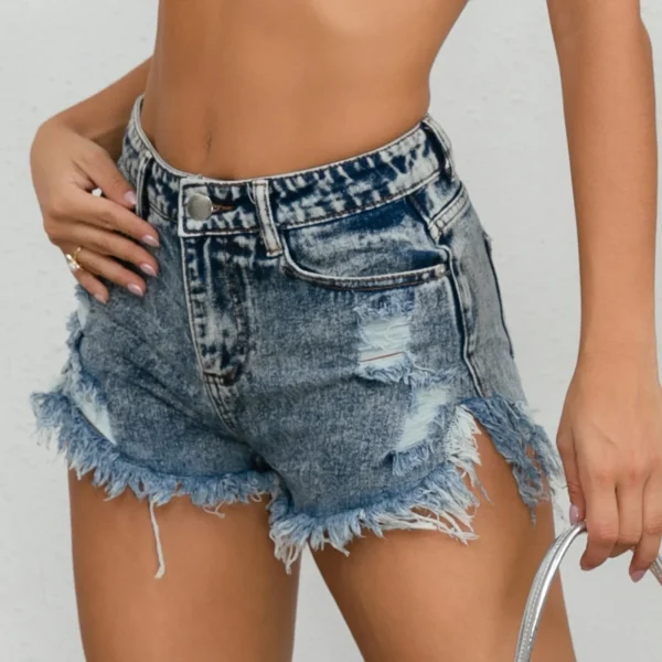 Short En Jean High Shot Pour Femme – Image 2