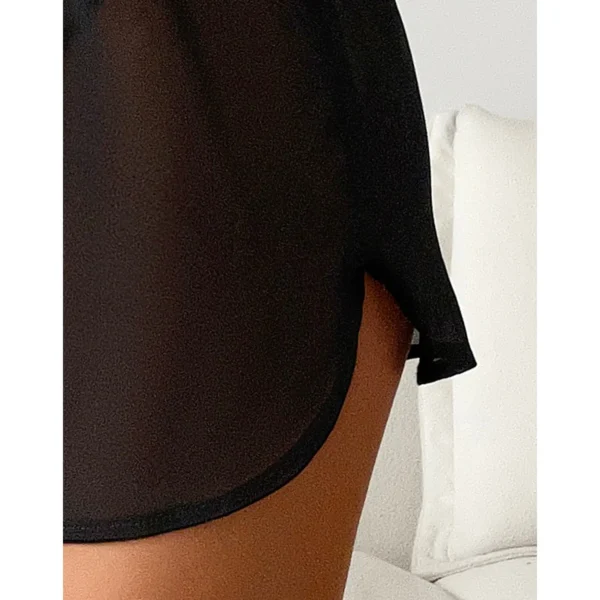 Enveloppement Maille Femmes Plage Bikini Enveloppes Shorts Couvrir Pantalons Couvrir Couverture Cordon Côté De Plage Pour Pantalons De Bain Pour Hommes 2Mm – Image 4