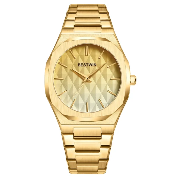Gradient Personality Fashion Mens Watch Reloj Hombre Bestwin Sky Blue Dial Watches For Men Creative Business Men'S Watches – Image 5