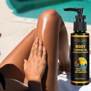 L'intensificateur de bronzage à l'huile de bronzage