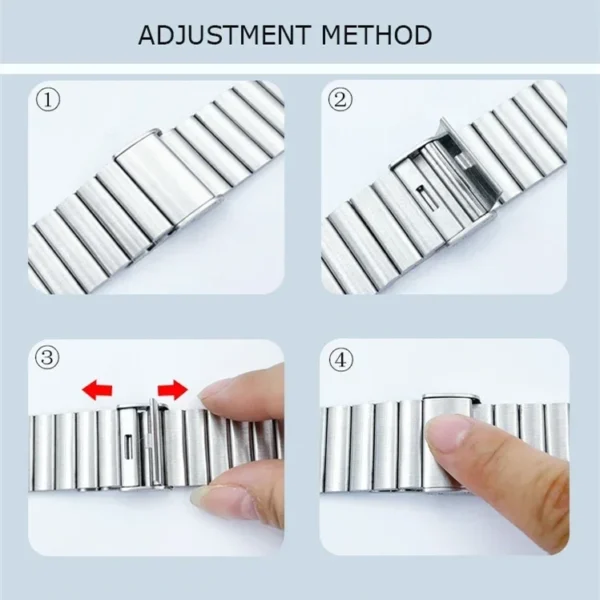 Stainless Steel Strap For Xiaomi Watch S3 Watchband For Xiaomi Watch S2 42Mm/46Mm Band For Xiaomi Watch S1 Active Metal Bracelet – Image 5